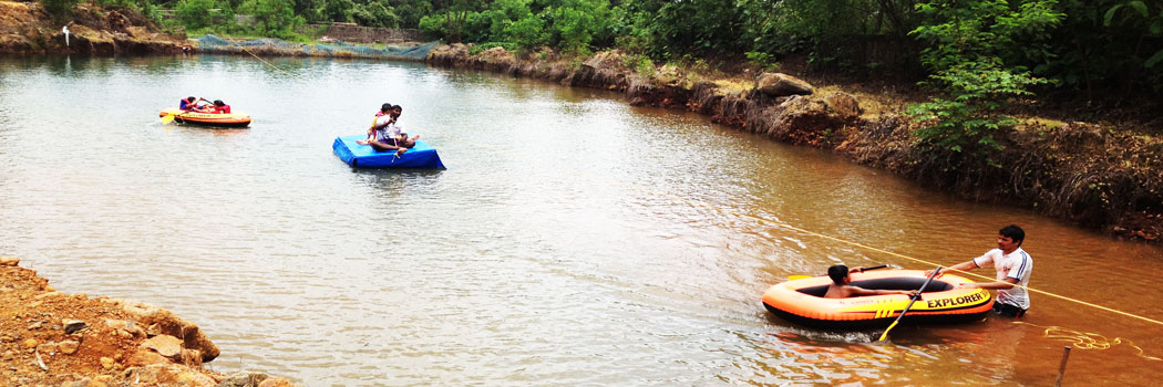 MONSOON ADVENTURE LEARNING WITH WATER RAFTING AT FRANAV FARMS